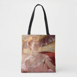 Bolso De Tela Mary Cassatt - Mujer con collar de perla en un gra