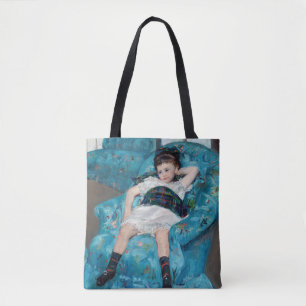 Bolso De Tela Mary Cassatt - Niña pequeña en un sillón azul