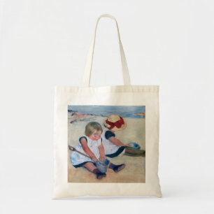 Bolso De Tela Mary Cassatt Niños Jugando en la Playa 1884