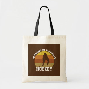 Bolso De Tela Más bien jugar al hockey sobre hielo