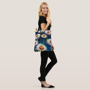Bolso De Tela Más Daisies: Diversión floral y alegría