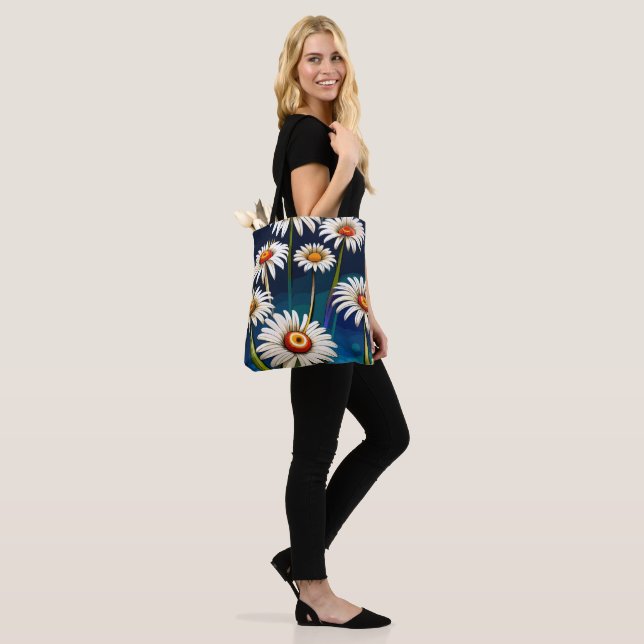Bolso De Tela Más Daisies: Diversión floral y alegría (Puesto)