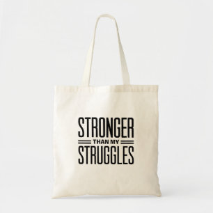 Bolso De Tela Más fuerte que mis luchas
