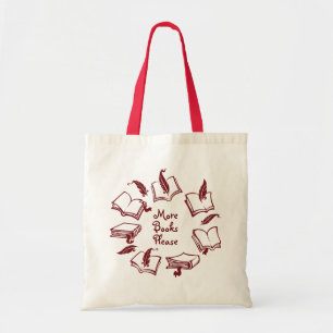 Bolso De Tela Más libros, por favor