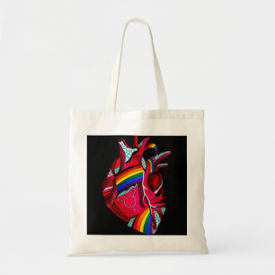 Bolso De Tela Más Orgullo Menos Prejuicio Lgbt Gay Orgullo Ally 