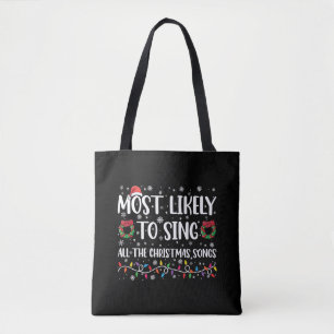 Bolso De Tela Más Probable De Cantar Todas Las Canciones De Navi