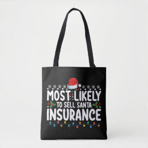 Bolso De Tela Más Probable De Vender Seguro De Navidad De Santa