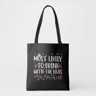 Bolso De Tela Más Probable Que Beba Con Los Elfos Bebida Elfa