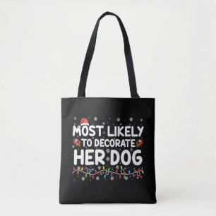 Bolso De Tela Más Probable Que Decore A Su Familia De Perros En