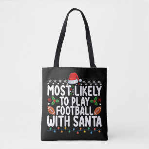 Bolso De Tela Más Probable Que Juegue Fútbol Americano Con La Na