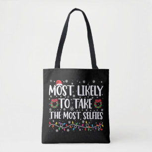 Bolso De Tela Más Probable Que Tome Más Selfies Navidad