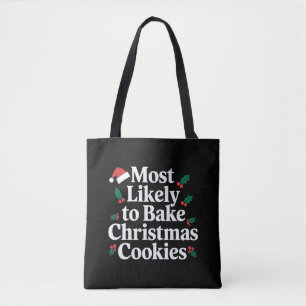 Bolso De Tela Más Propenso A Hornear Galletas Navideñas Familia