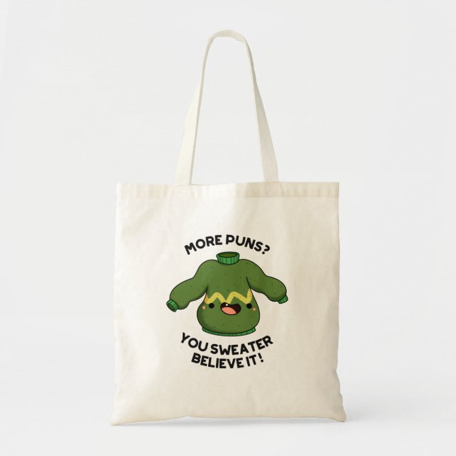 Bolso De Tela Más puntitos que sudar creen que es divertido (Frente)