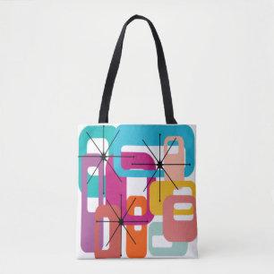 Bolso De Tela Más Rectángulos y estallidos