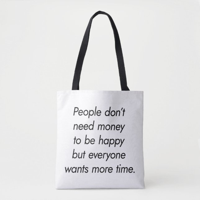 Bolso De Tela Más Time Shoulder Tote Bag (Anverso)