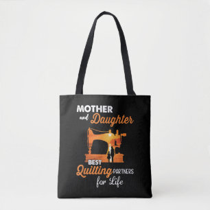 Bolso De Tela Más Y Hija Mejor Socios De Quilling Vida