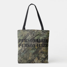 Bolso De Tela Máscara de camuflaje al estilo de las Fuerzas Arma