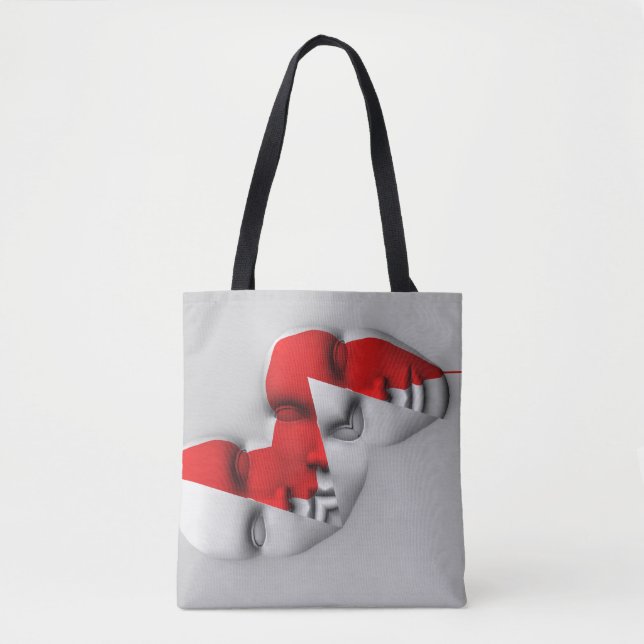 Bolso De Tela Máscara de doble cara (Anverso)