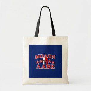 Bolso De Tela Máscara de guerrero espartano de Molon Labe 5 estr