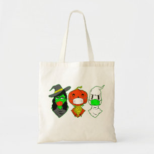 Bolso De Tela máscara de la cara de halloween calabaza espantapá