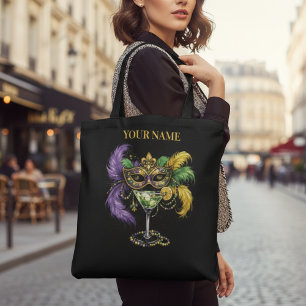 Bolso De Tela Máscara de Máscara de Carnaval Personalizada y Mar