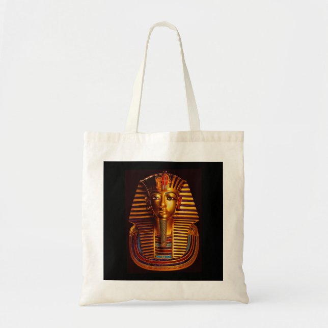 Bolso De Tela Máscara de Oro del Rey Egipcio Tutankhamun (Frente)