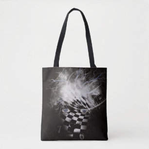 Bolso De Tela Máscara mística con espirales de tiempo
