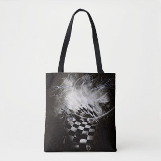 Bolso De Tela Máscara mística con espirales de tiempo
