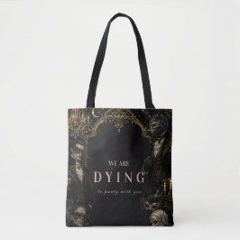 Bolso De Tela Mascarada de Monstruo Gótico de Halloween