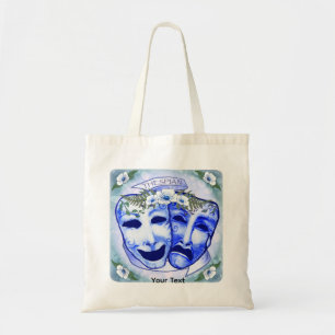 Bolso De Tela Máscaras de actor azules