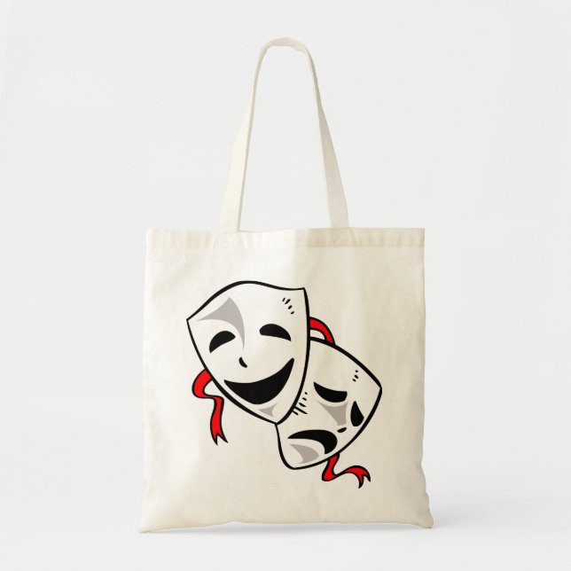 Bolso De Tela Máscaras de drama (Frente)