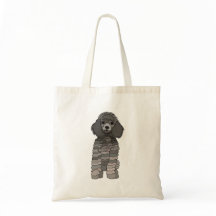 Mascota de perro caniche