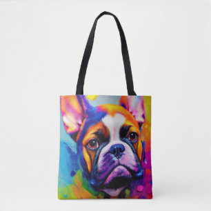Bolso De Tela Mascota de perro de Bulldog francés comete compues