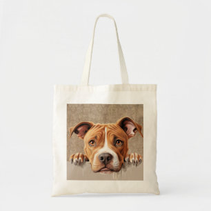 Bolso De Tela Mascota de perro de pozo norteamericano que busca 