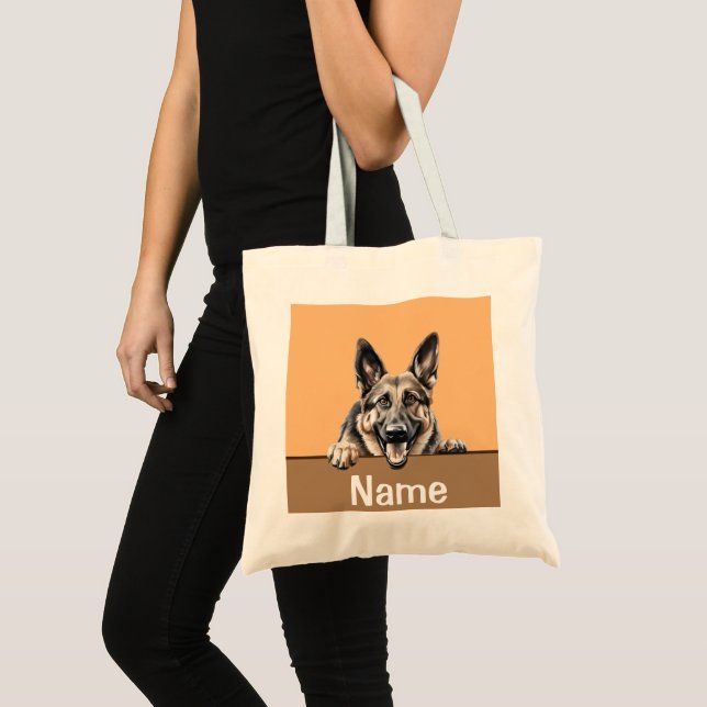 Bolso De Tela Mascota de perro pastor alemán (Anverso (producto))