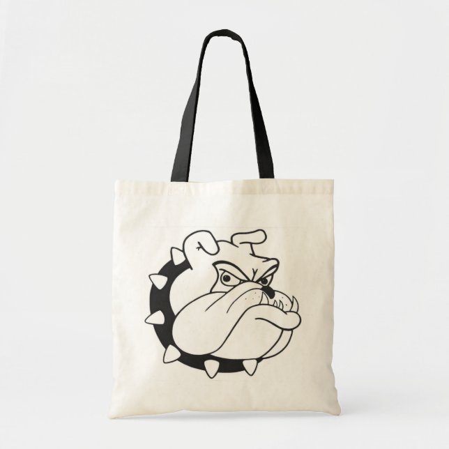Bolso De Tela Mascota de perro porcino de Bulldog inglés Persona (Frente)