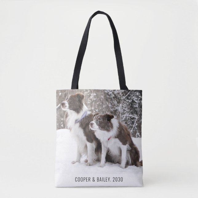 Bolso De Tela Mascota de perros personalizados (Anverso)