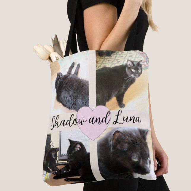 Bolso De Tela Mascota de plantillas de fotos amigos con nombre p (Subido por el creador)