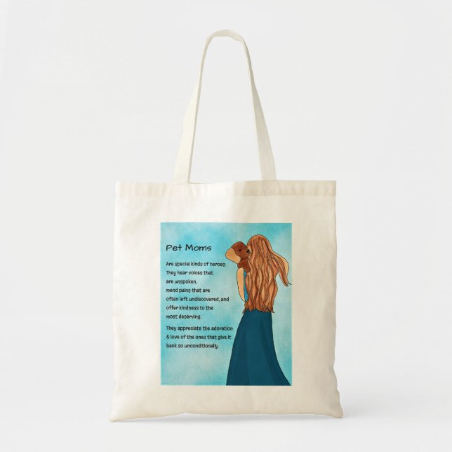 Bolso De Tela Mascota Mom Tote Bag (Frente)