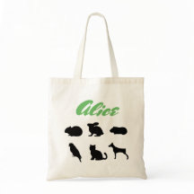 Mascota personalizado Silhouettes Easter Rabbit bo