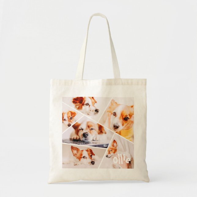 Bolso De Tela Mascotas Personalizado simple moderno 6 imágenes C (Frente)