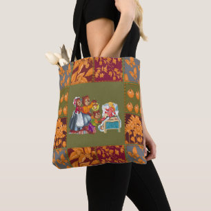 Bolso De Tela Masha y 3 osos de cuento de hadas