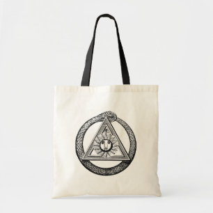 Bolso De Tela Masonería de todos los ojos mirando símbolo masóni