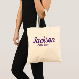 Bolso De Tela Massillon de Jackson Polar BearsSchool, Tote Ohio