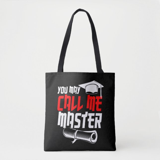 Bolso De Tela Master Degree Graduation Gift 2022 MSW MBA  (Anverso)
