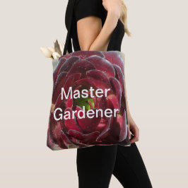 Bolso De Tela Master Gardener Coastal Plant Photo Red Succulent