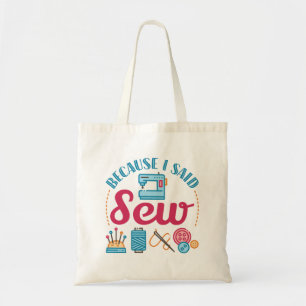 Bolso De Tela Masticando Mucho Porque Dije Sew