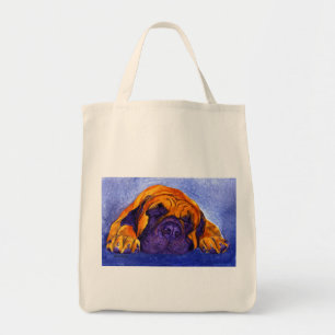 Bolso De Tela Mastiff Tote Bag - "Brutus"