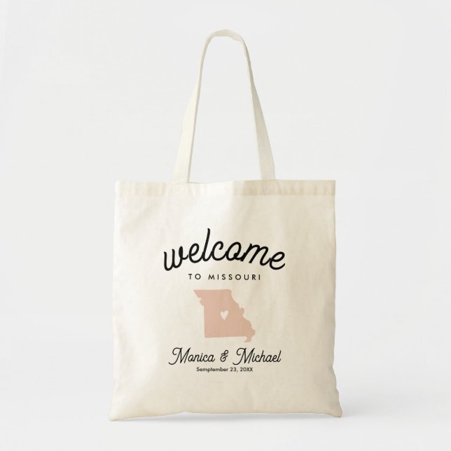 Bolso De Tela Matanza de destino de estado de MISSOURI CUALQUIER (Frente)