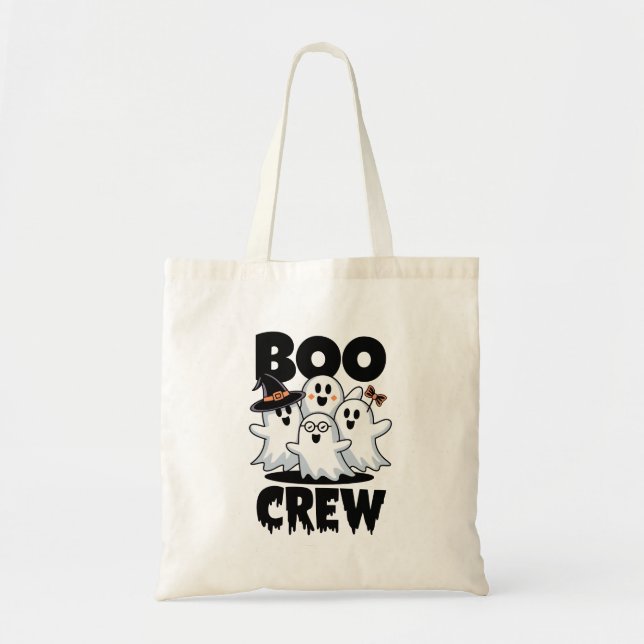 Bolso De Tela Matanza de la familia Boo Crew Halloween (Frente)